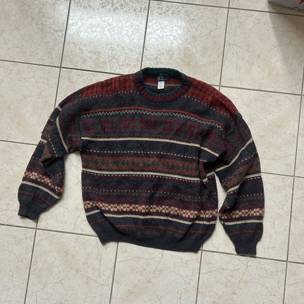 Men's Multicolor Italian Sweater